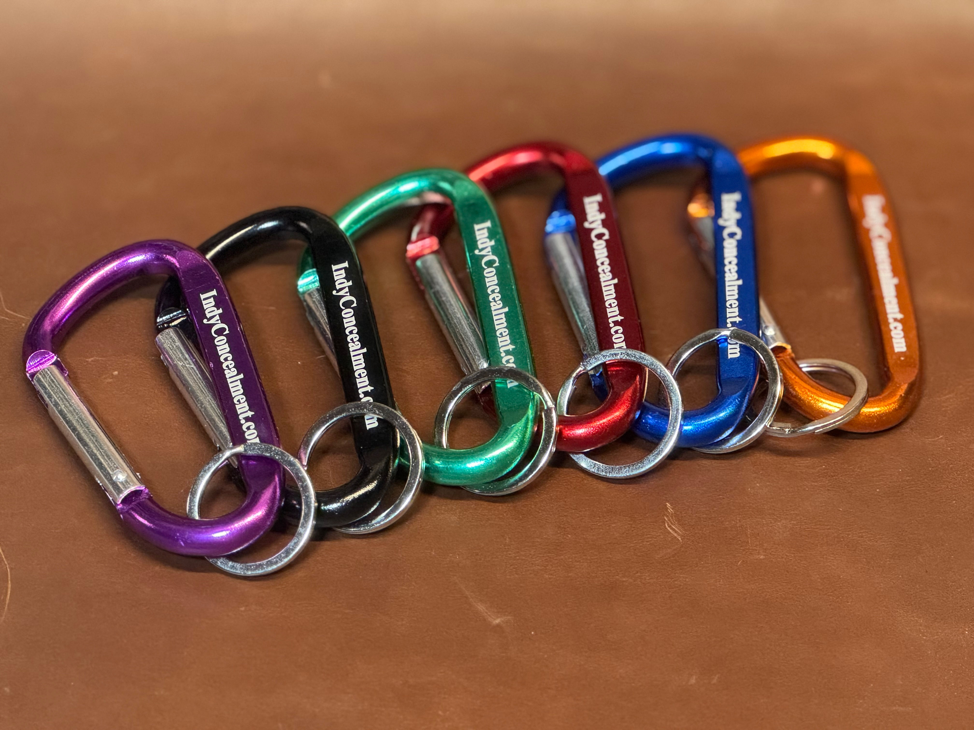 Personalized Carabiner Keychain Clip - 3" Aluminum Carabiner Key Clip,D Ring