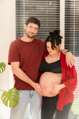 Séance photo à domicile grossesse Nantes, photographe couple nantes, photographe reze, photographe grossesse nantes, shooting couple nantes