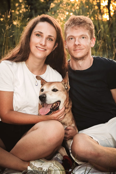 Seance photo couple Nantes, photographe couple nantes, photographe Nantes, photographe chien Nantes, photographe canin Nantes, Shooting chien Nantes, Alice Grumeau