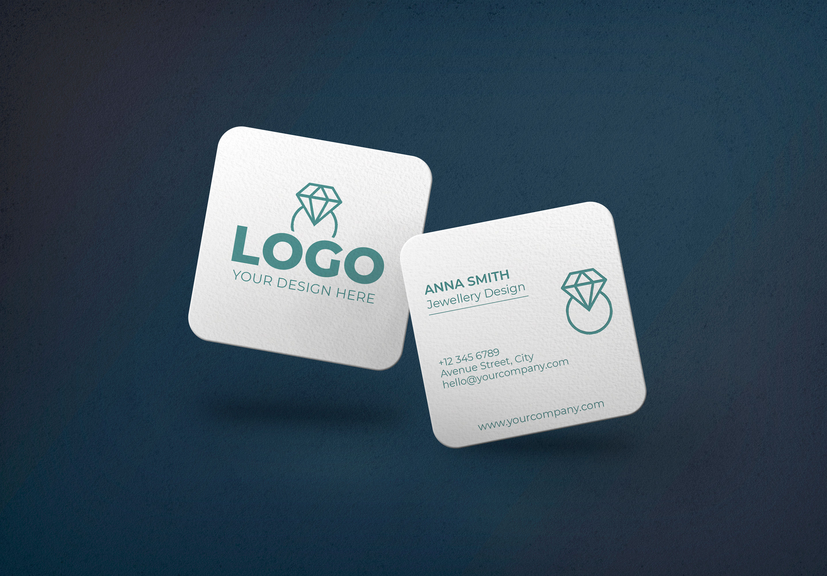 Low Price Square Business Cards