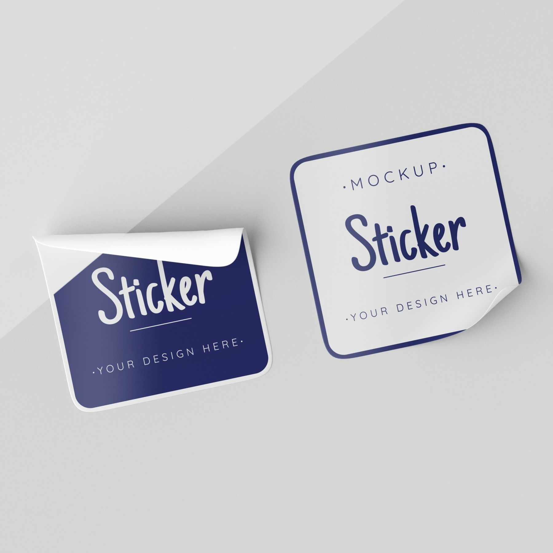 Rectangle Plastic Sticker (Clear)