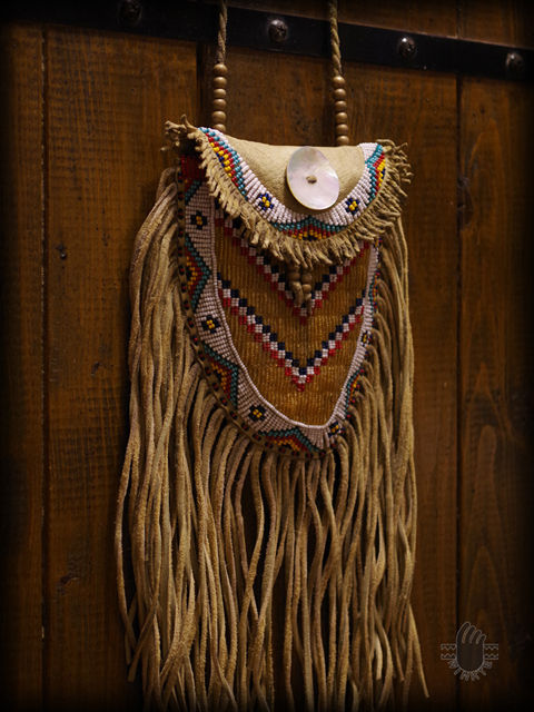 Moccasin Toe Shaped Style Beaded Bag