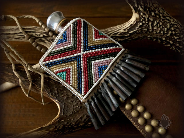 Beaded Knife Sheaths (Cree style)