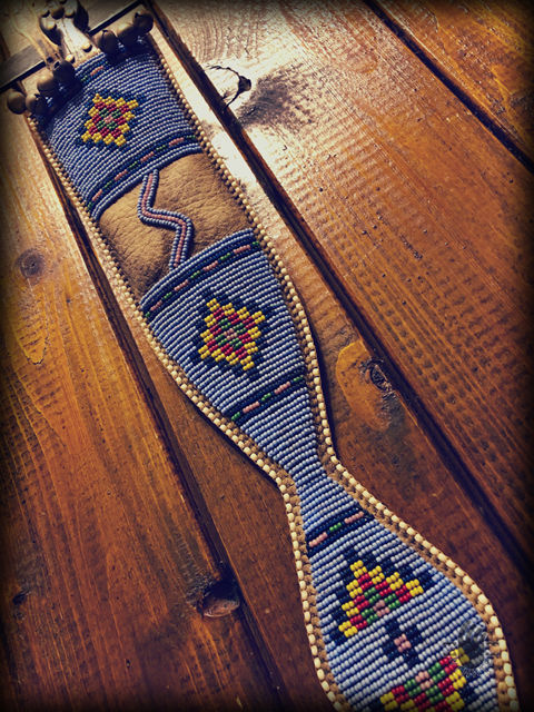 Blackfeet Style Beaded Knife Sheath