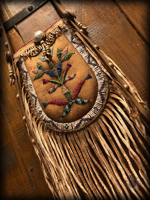 Dakota Floral Style Beaded Bag
