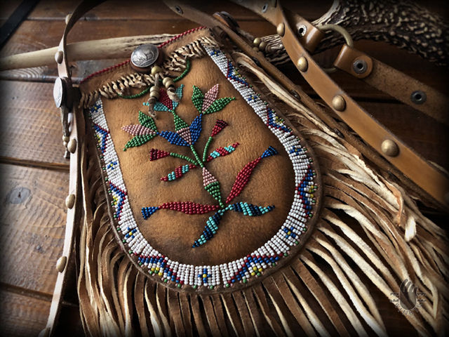 Dakota Floral Style Beaded Bag