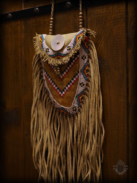 Moccasin Toe Shaped Style Beaded Bag