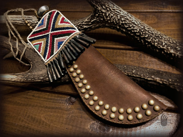 Beaded Knife Sheaths (Cree style)