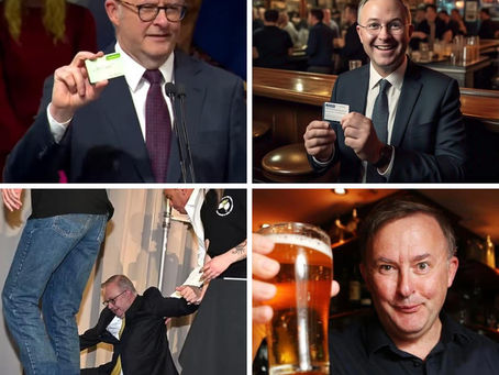 A bloke walks into a bar….