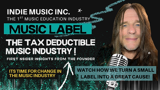 Keep your masters. Own your music. Join the independent label that funds kids' scholarships instead of major label greed.