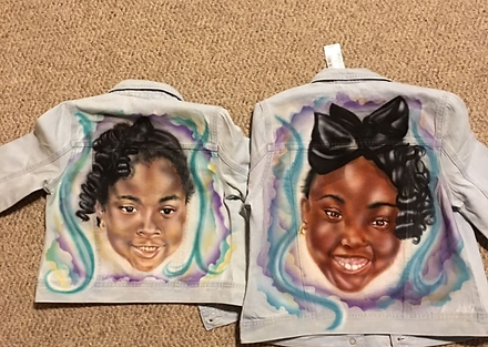 Custom portrait airbrush in atlanta georgia
