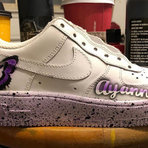 custom airbrush shoes