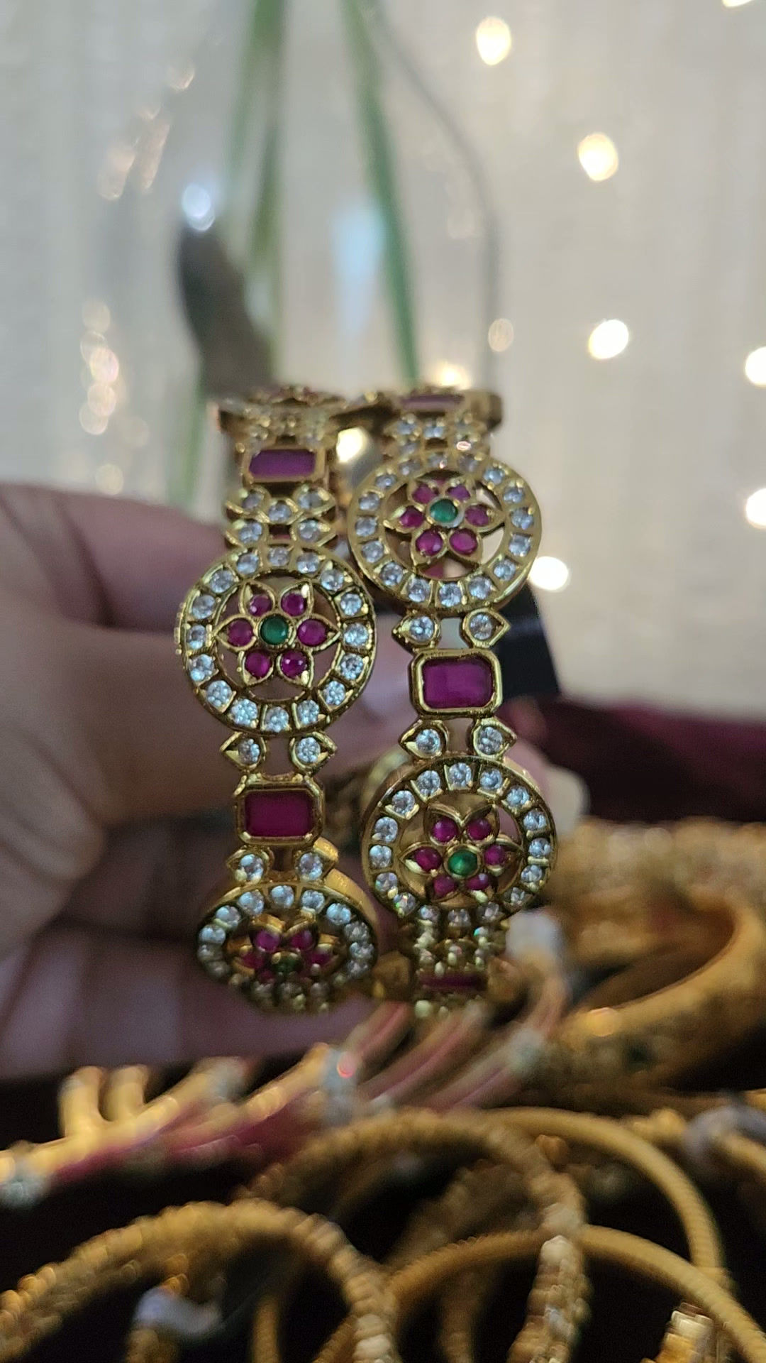 The Floral Mandala Bangles