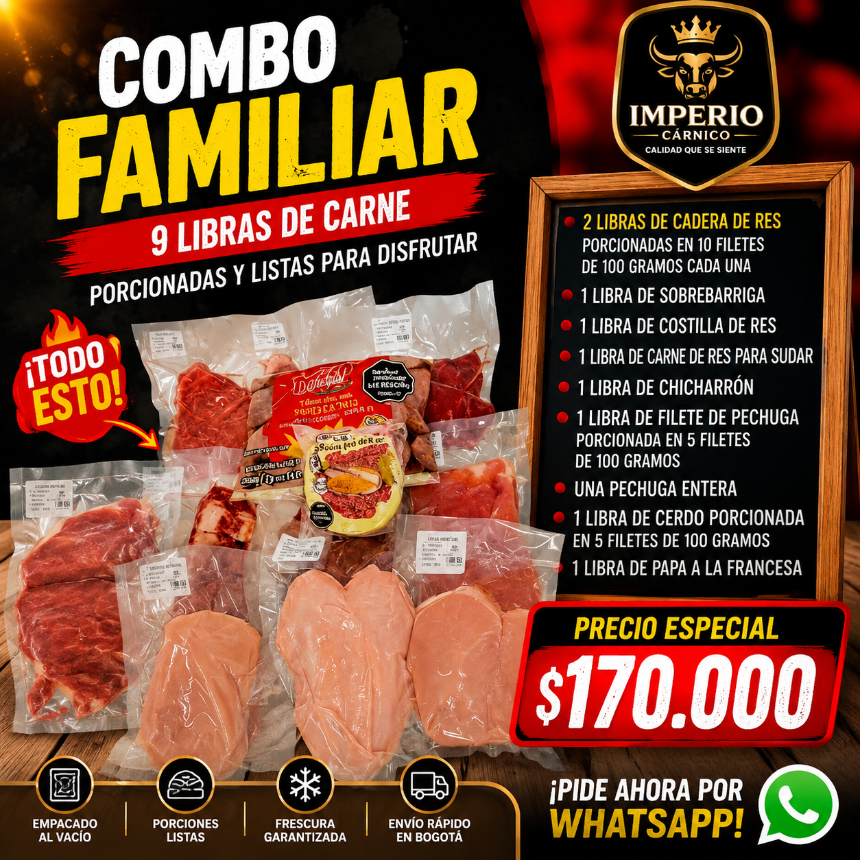 Combo Familiar 170K