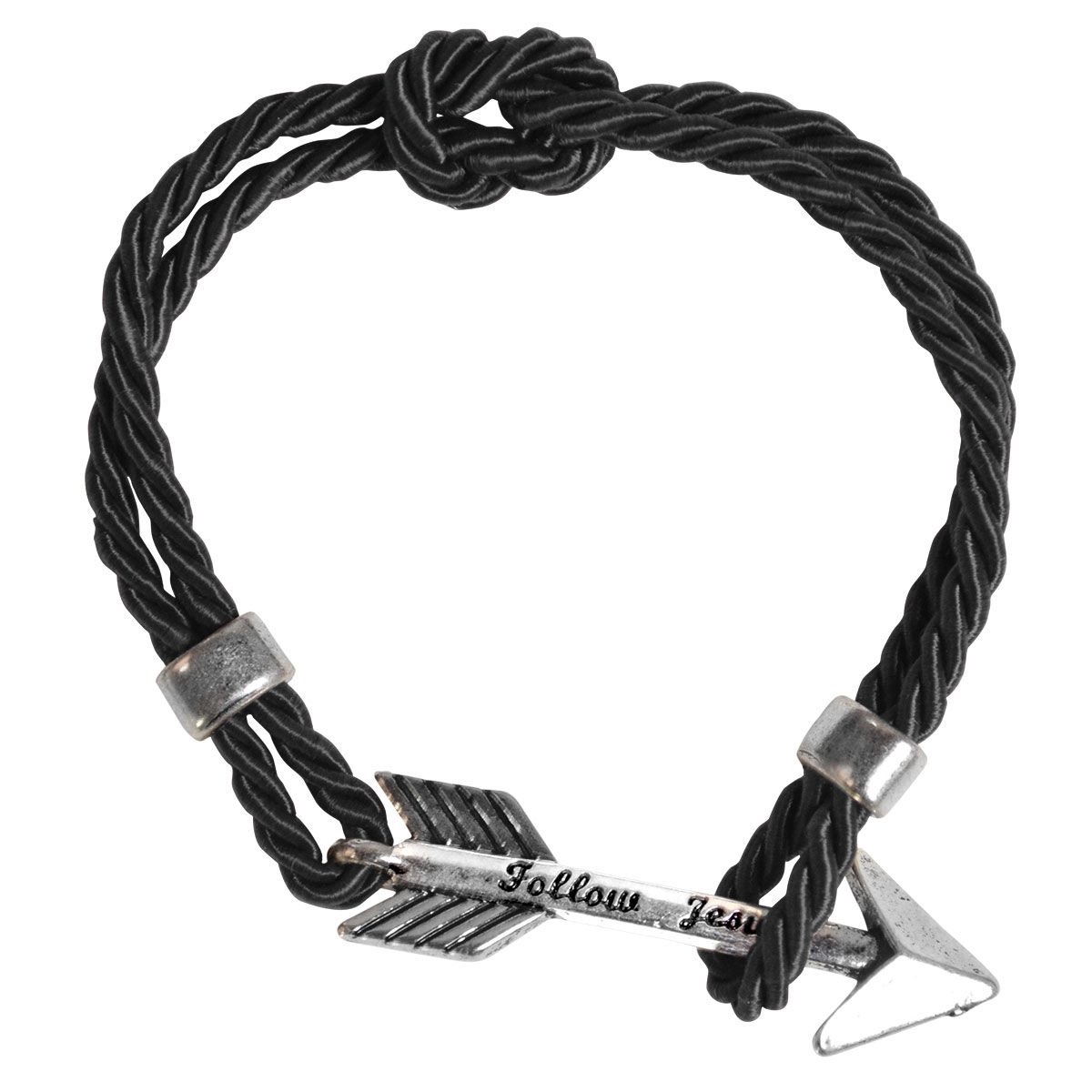 Faith Gear Arrow Womens Bracelet Black