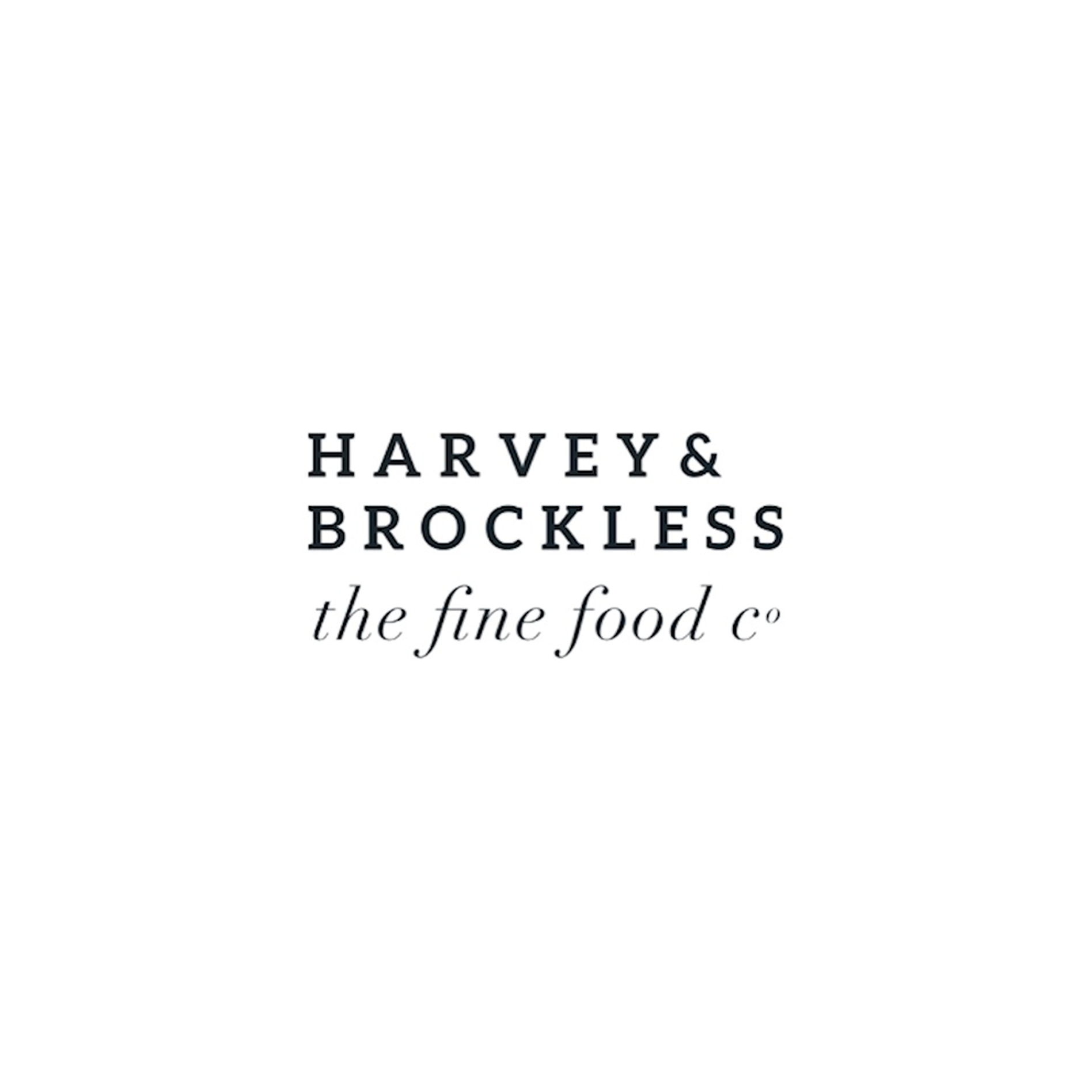 HARVEY & BROCKLESS the fine food co logo