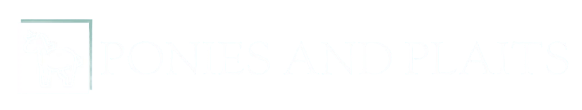 Ponies and Plaits logo with horse