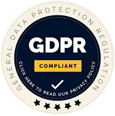 GDPR, General Data Protection Regulation, Compliant badge. Click for Privacy Policy.