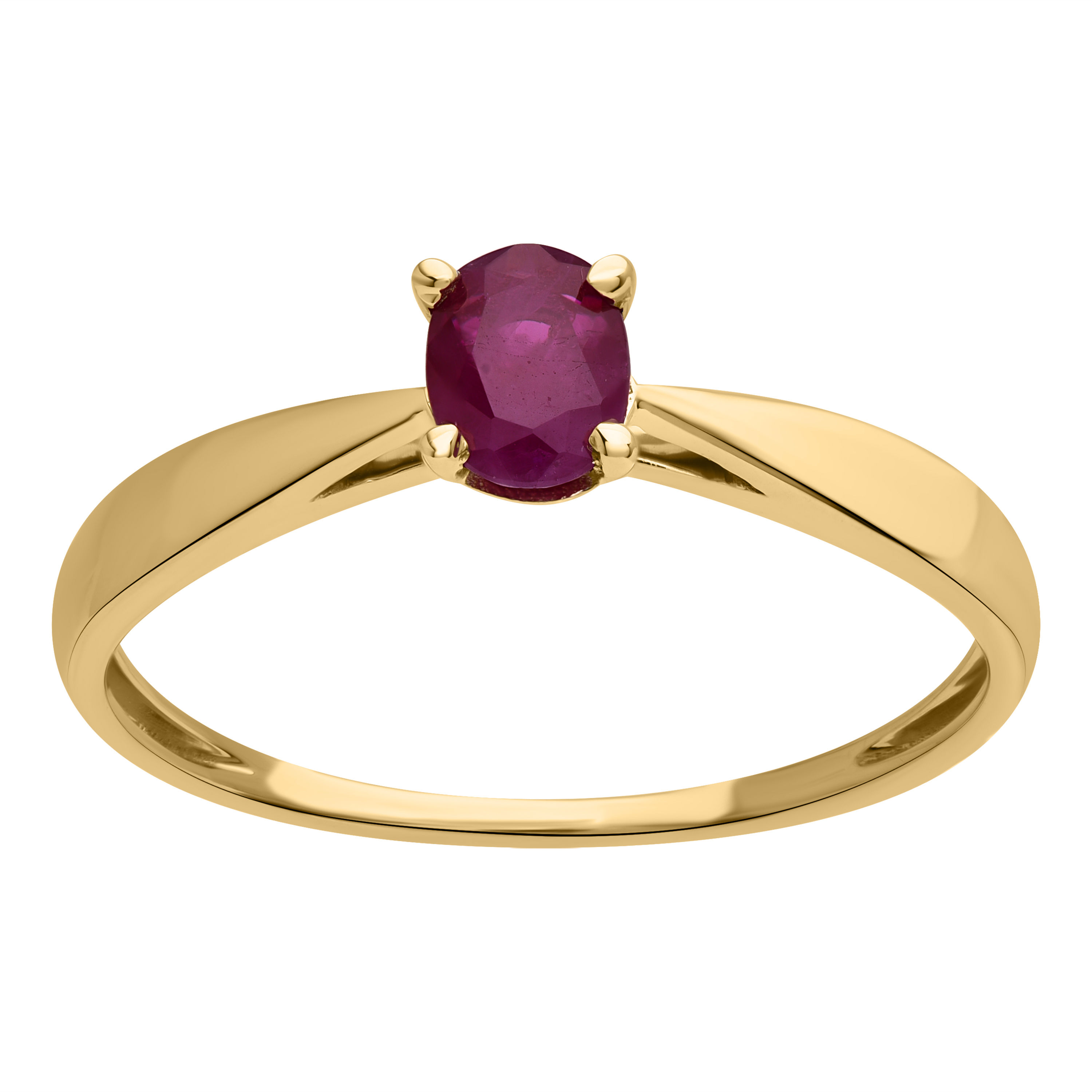 Bague Rubis en Or Jaune