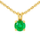 Miniature : Collier Pendentif Émeraude en Or Jaune