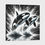 Thumbnail: Orcas Art | Wall Art - Killer Whales Art of Two Orcas Breaching the Surf