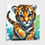 Thumbnail: Kids Art | Wall Art - Children Art, Tiger Art of a Baby Tiger Cub