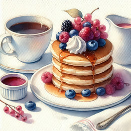 CanvasArtShop Food ArtDALL·E 2024-08-27 12.26.10 - A delicate watercolor painting of a cl