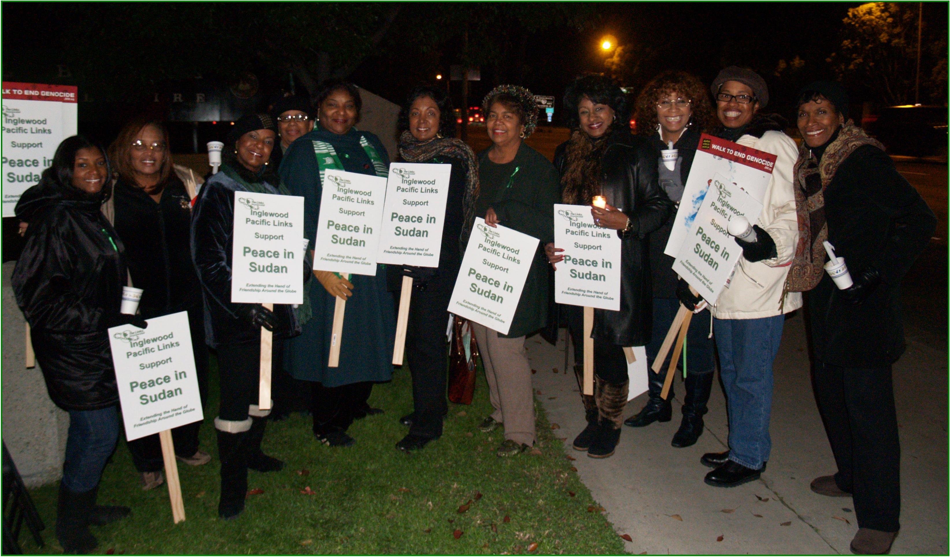 IPC Members at Sudan March