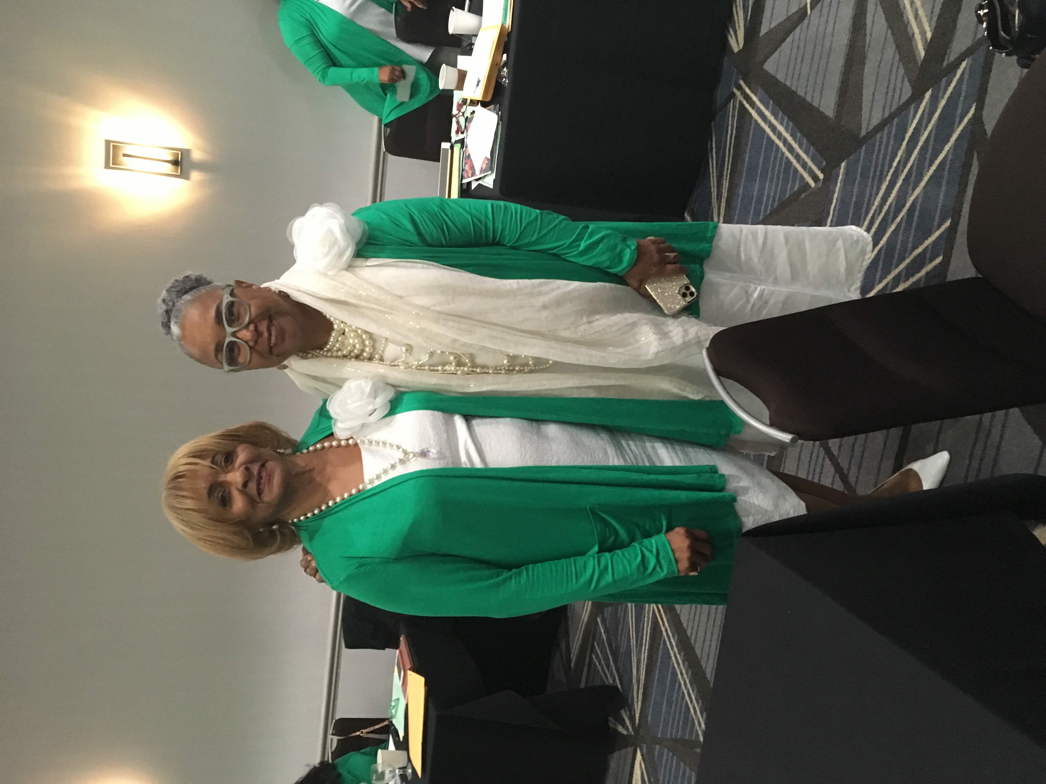 Doris Tims and Brenda LaMotte