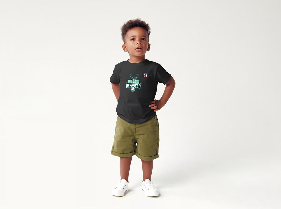 Thumbnail: Deerfield Athlete Chest Logo Tee