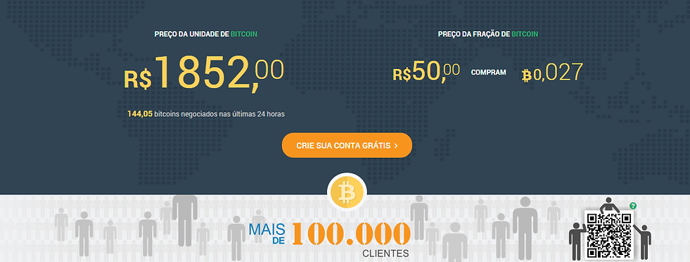 Compra e venda de Bitcoins Negocie na maior empresa de moedas digitais do Brasil e da América Latina!