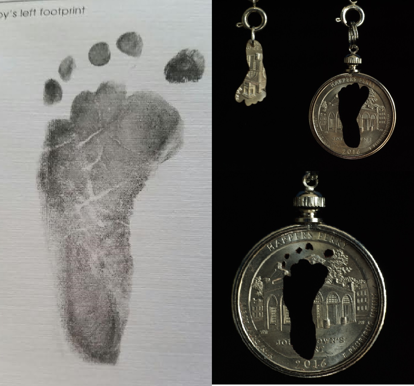 footprint - Kallie's foot