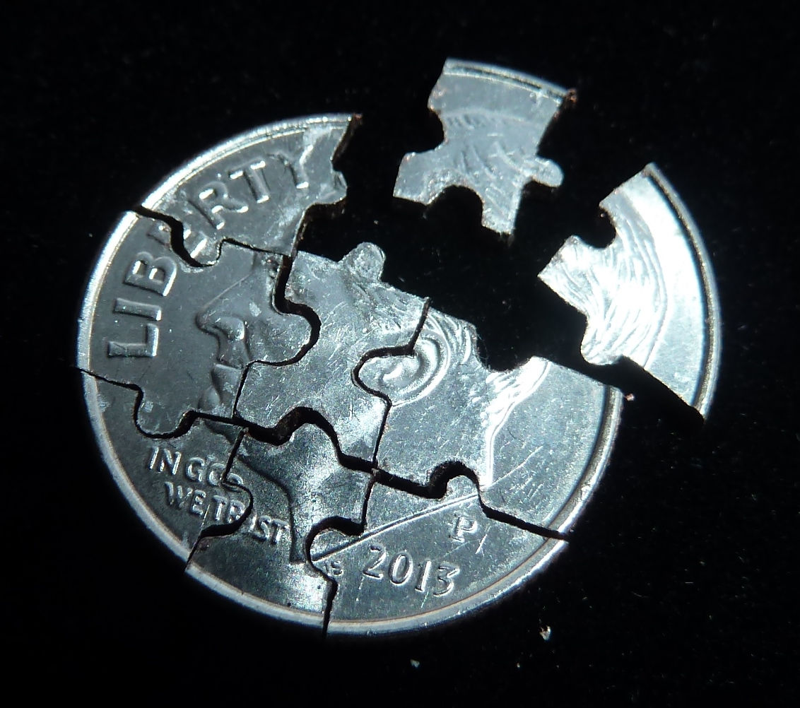 Dime Puzzle (9 pieces)