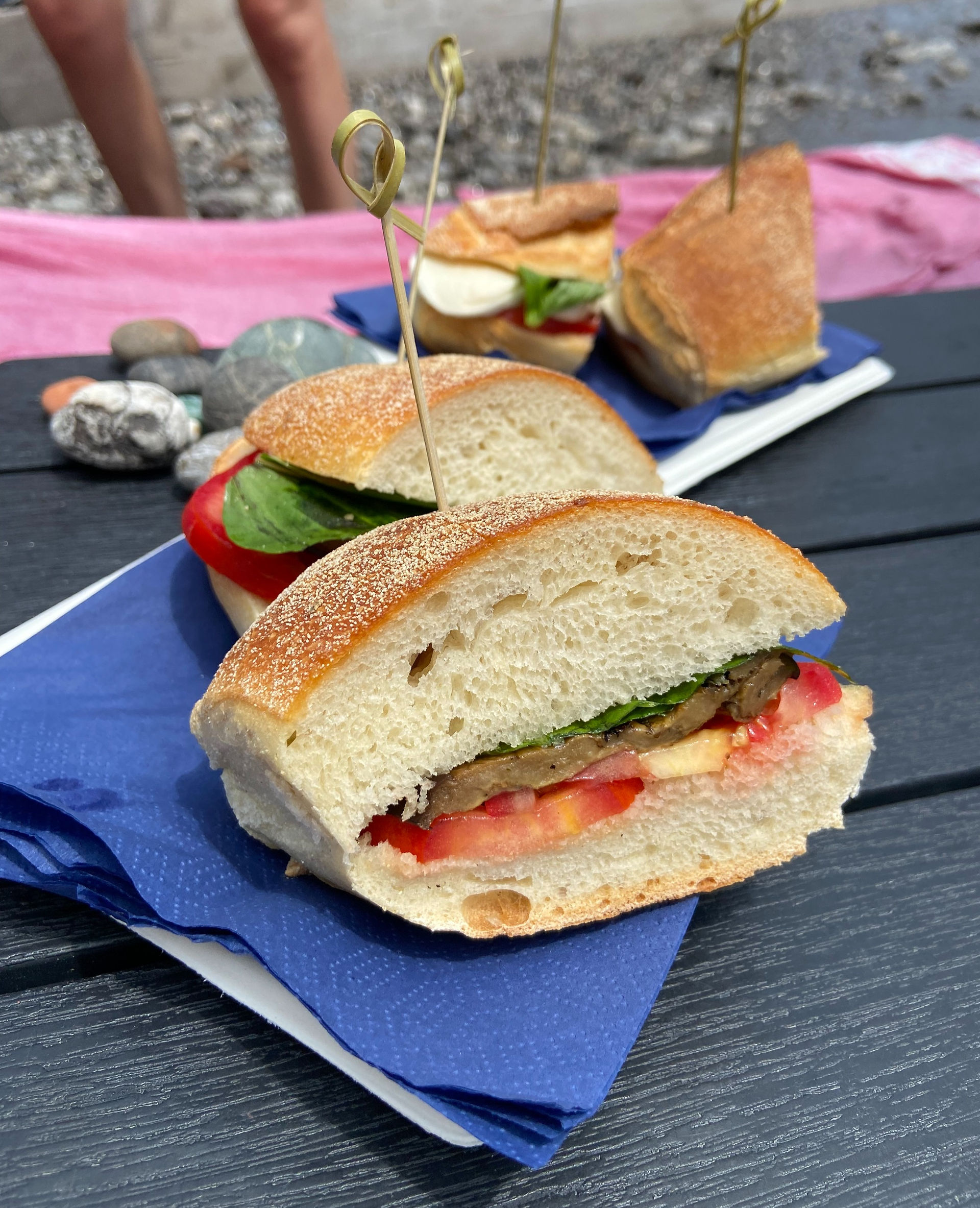 Vegan-friendly sandwich in Ravello