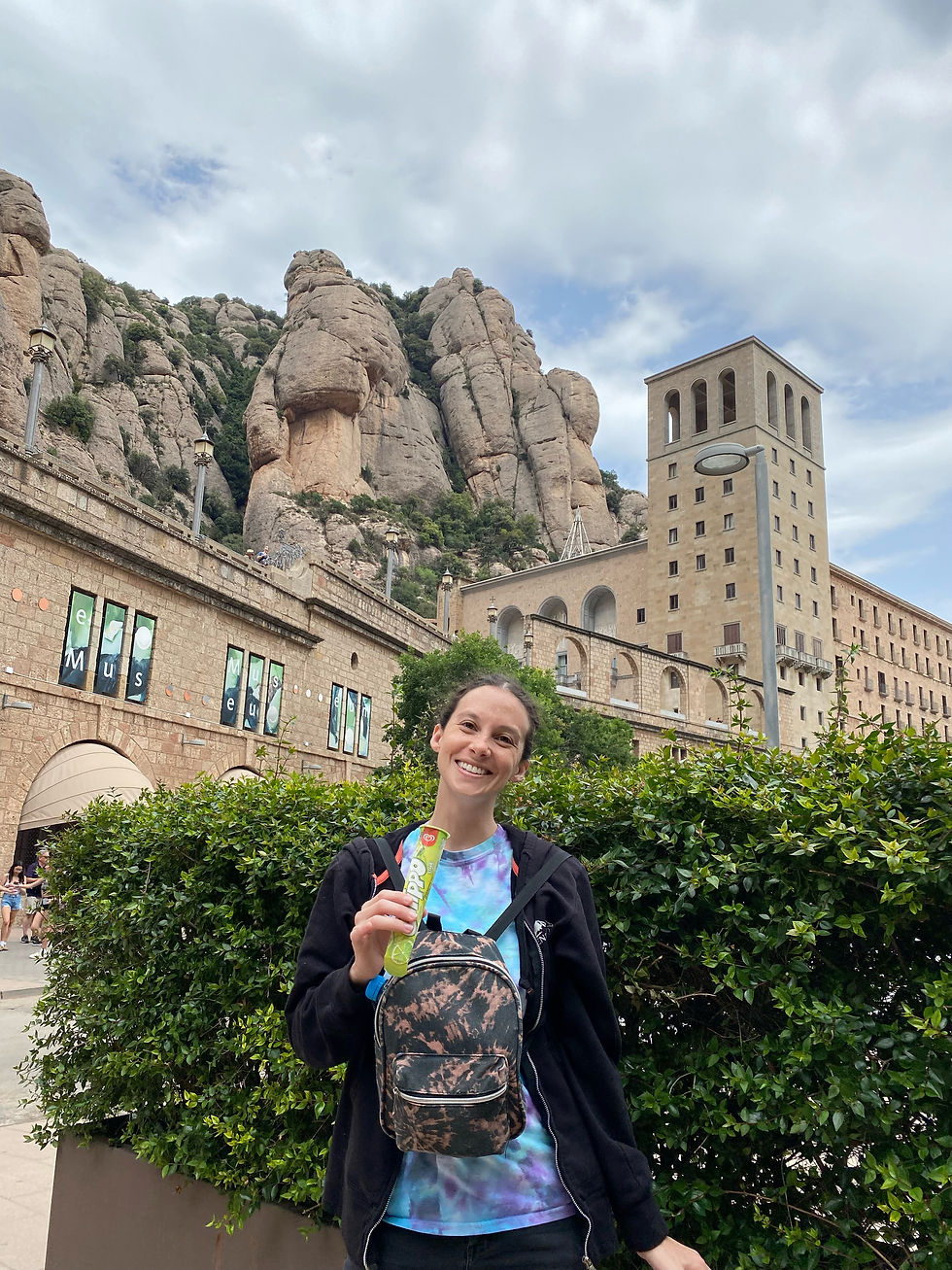 Taylor with Popsicle at Montserrat