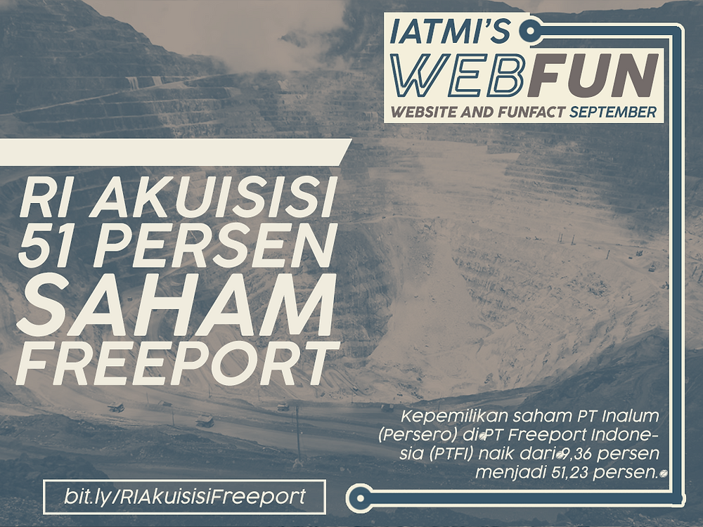 RI Akuisisi 51 Persen Saham Freeport