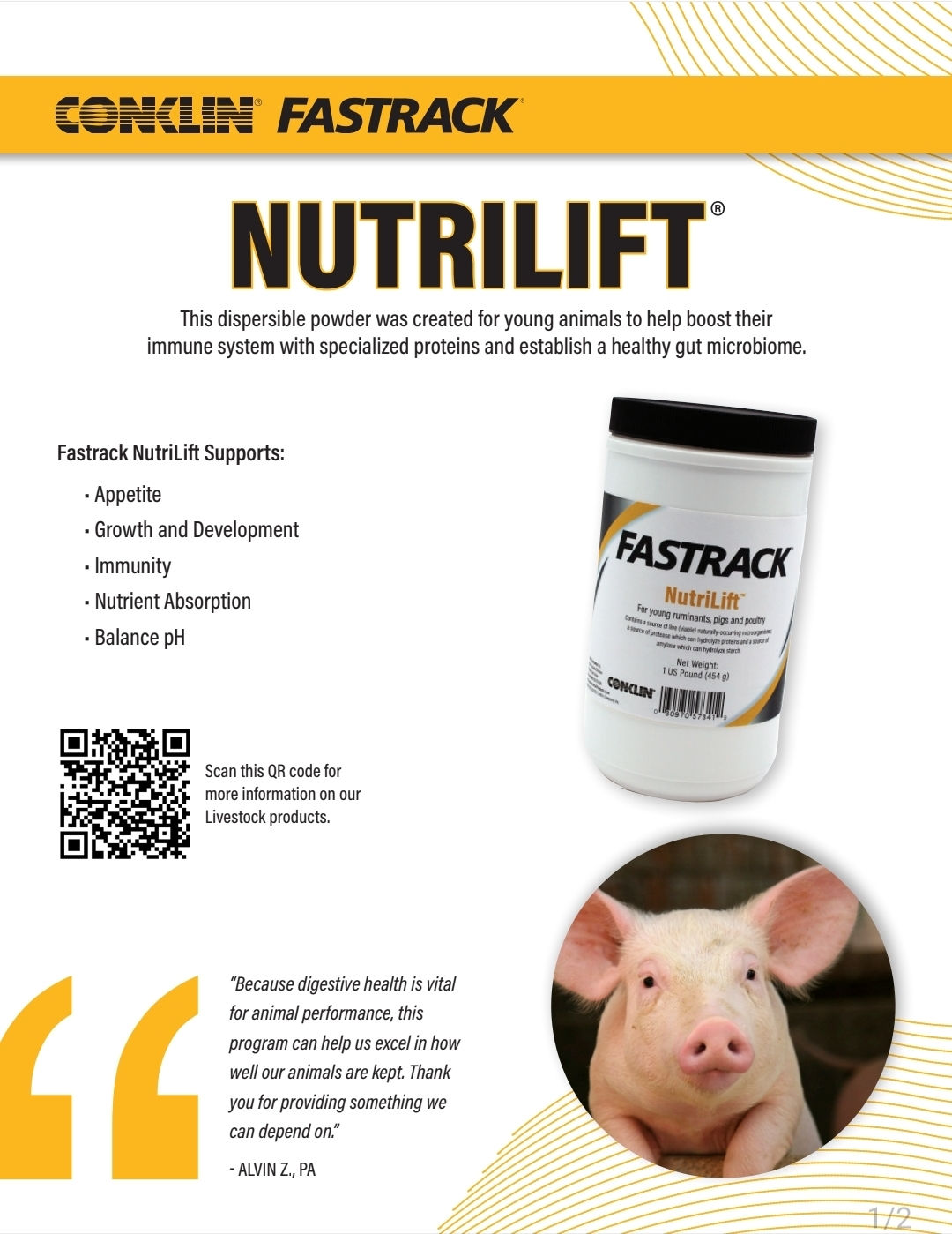 Fastrack Nutrilift (young animal powder)