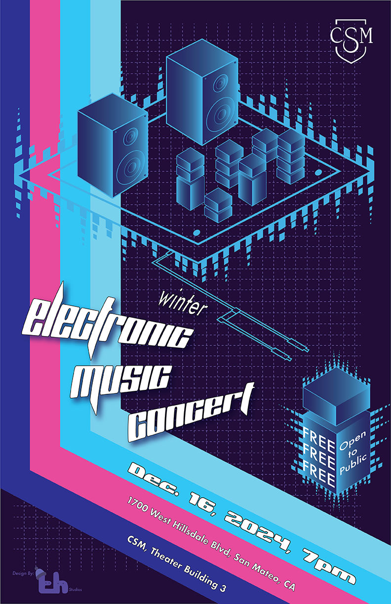 CSM Electronic Music Poster