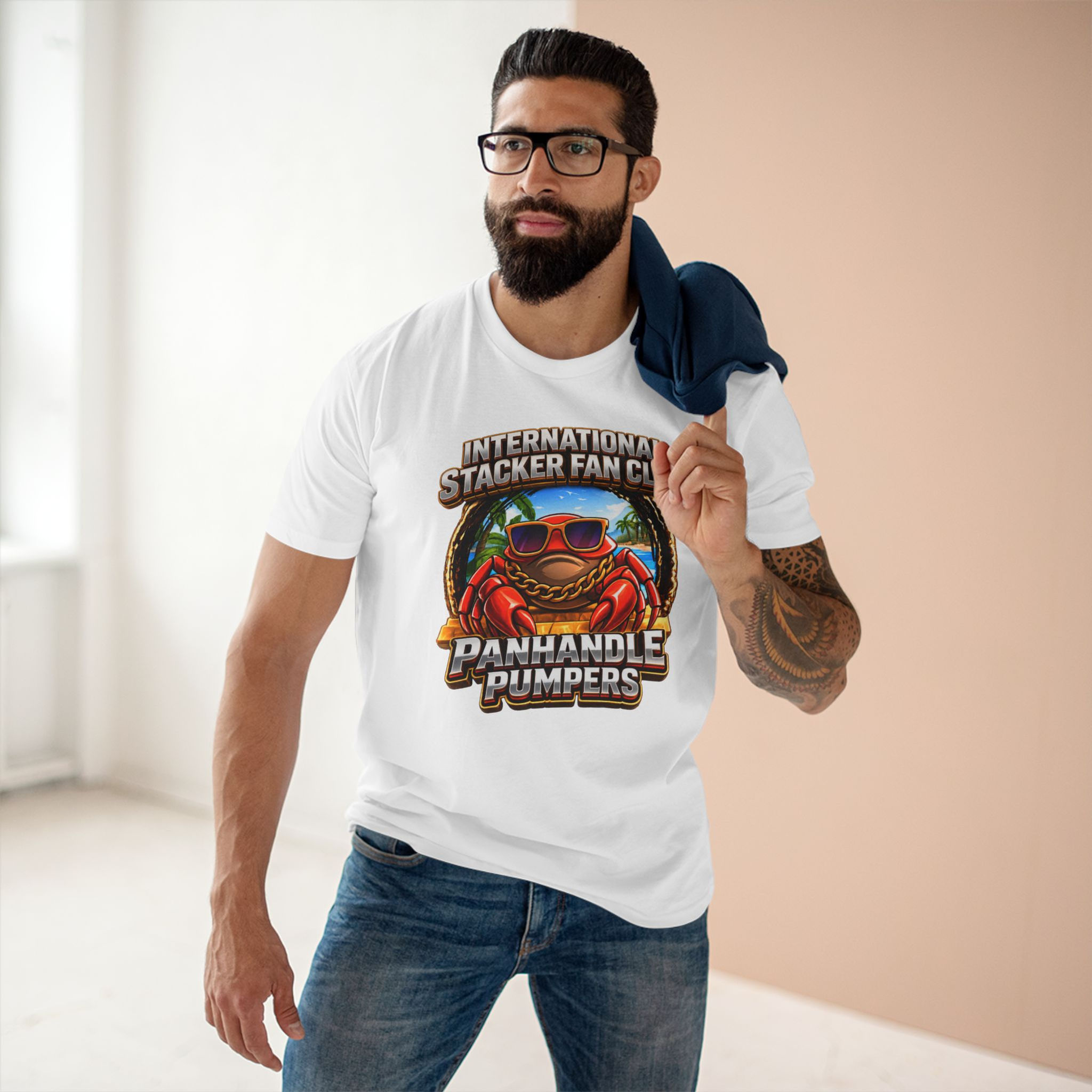 Panhandle Pumpers Tee — "International Stacker Crustacean Nation T-Shirt