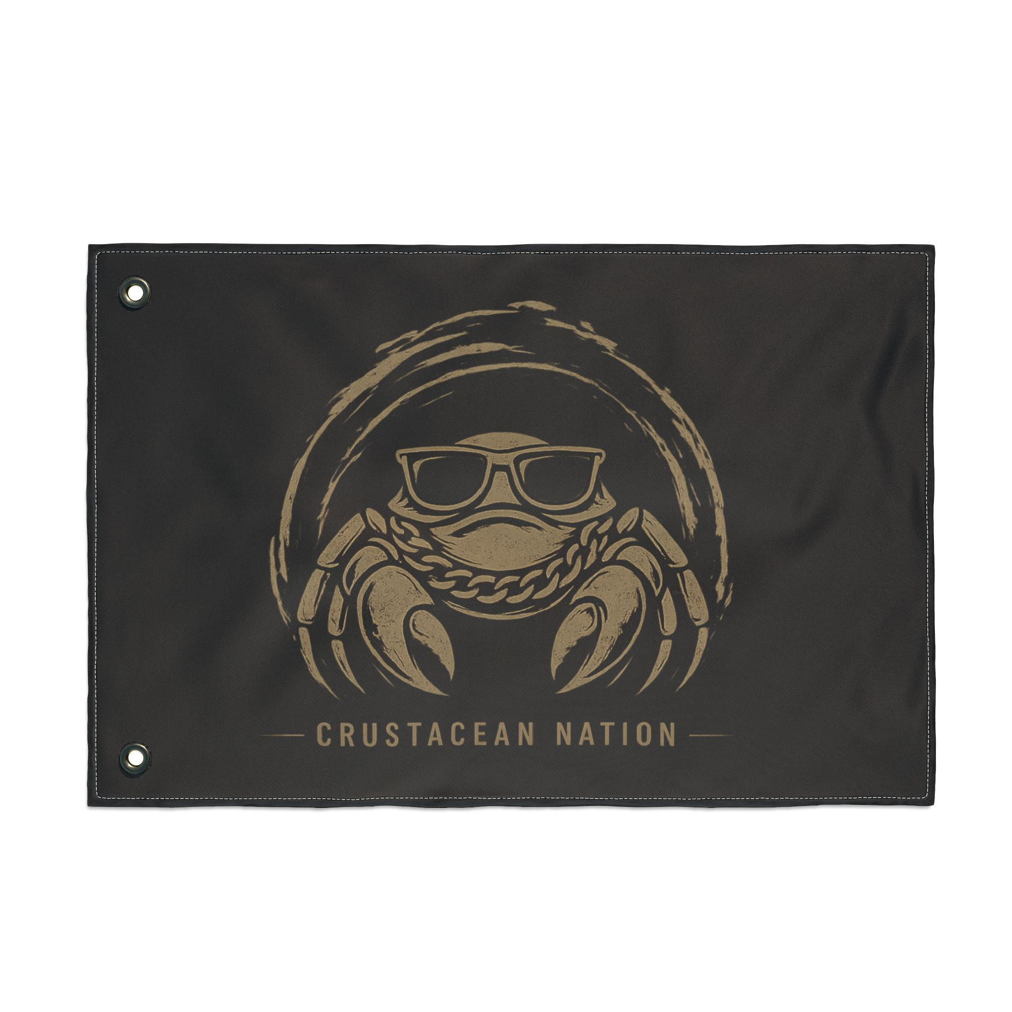 Crustacean Nation Flag — Double-Sided Secret Society Flag