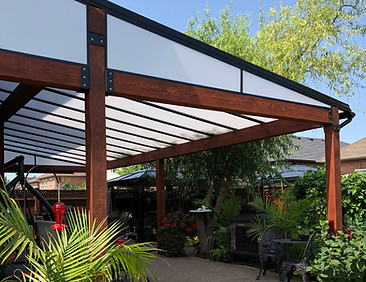 Abri rigide sur mesure polycarbonate