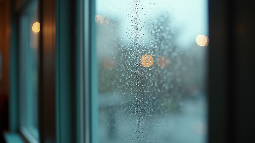 Close-up view of a window being tinted with premium film