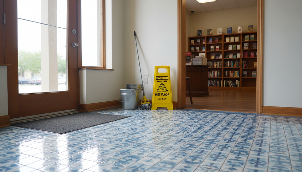 Clean entry areas help shape the first impression.