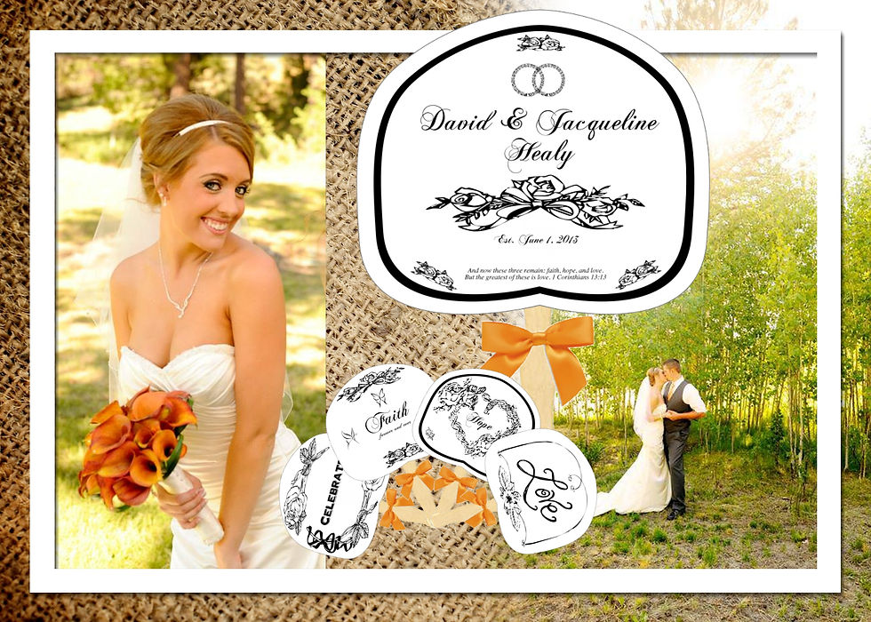 Wedding Hand-Fan Printables $10.00