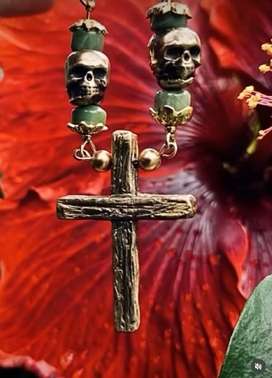Thumbnail: Handmade Memento Mori Prayer Beads