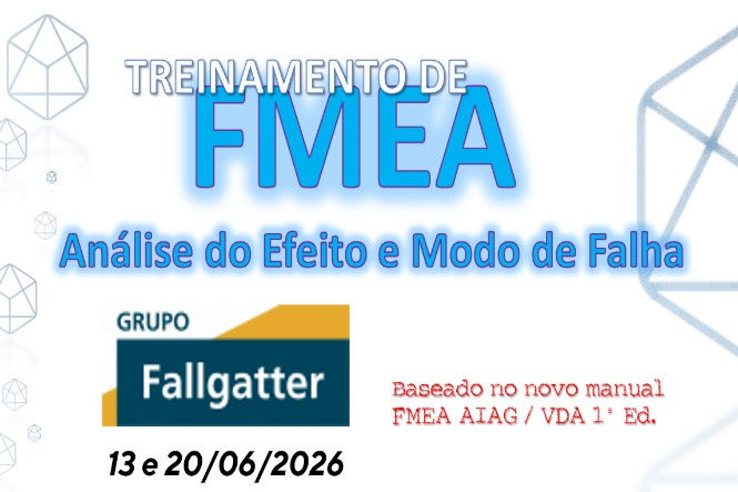 Treinamento de FMEA AIAG-VDA (Análise do Efeito e Modo de Falha ) na empresa Fallgatter - 1ª Ed