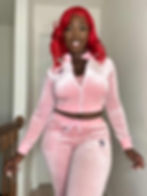 Thumbnail: Cherokeeplayhouse TrackSuits  Velour 2 Piece Set