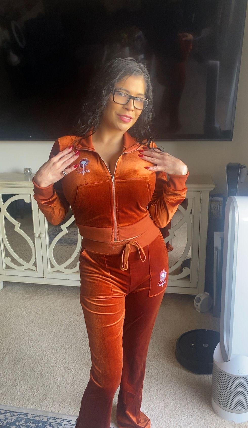 Thumbnail: Cherokeeplayhouse TrackSuits  Velour 2 Piece Set
