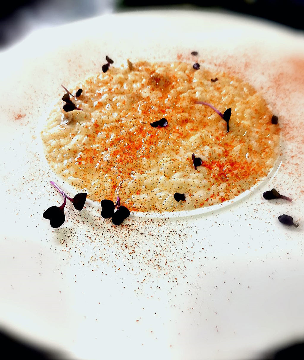 risotto al pesce persico