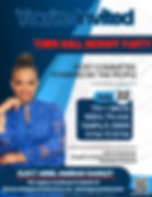Blue and White Modern Election Flyer (1)